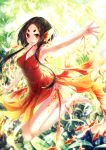  dress female kyarame original png_conversion red_dress red_outfit solo 