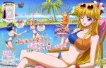  3girls :d ;) ^_^ absurdres aino_minako artist_request ass bandeau bare_shoulders beach_chair bikini bishoujo_senshi_sailor_moon bishoujo_senshi_sailor_moon_crystal black_lady blonde_hair blue_eyes blue_hair breasts cleavage closed_eyes clouds collarbone crescent double_bun drink earrings flower hair_flower hair_ornament head_wreath highres horizon jewelry lips long_hair luna-p midriff mizuno_ami multiple_girls navel one-piece_swimsuit one_eye_closed open_mouth palm_tree playing pool poolside shiny shiny_hair short_hair sky smile sunglasses sunglasses_on_head swimsuit tree tsukino_usagi twintails umbrella wading water wristband 
