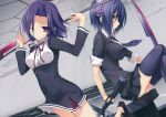  2girls anthropomorphization duo female high_resolution kantai_collection karory multiple_girls scan short_hair tatsuta_(kantai_collection) tenryuu_(kantai_collection) 