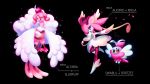  16:9_aspect_ratio altaria animal audino bird black_background cat-meff character_fusion dark_background full_body kirlia licking_lips mega_form_(pok&eacute;mon) no_people open_mouth petals pink_eyes png_conversion pokemon pokemon_species simple_background slurpuff smile spritzee swablu tongue trio 