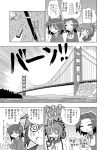  bridge comic inazuma_(kantai_collection) kantai_collection tatsuta_(kantai_collection) tenryuu_(kantai_collection) translation_request zenoukyou 