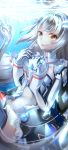  amber_eyes code:_battle_seraph elsword eve_(elsword) female grey_hair high_resolution long_hair open_mouth pixiv_id_4533323 solo underwater water 
