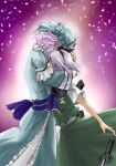  cherry_blossoms hug konpaku_youmu matokichi multiple_girls saigyouji_yuyuko touhou 