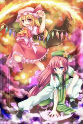  flandre_scarlet hong_meiling touhou vinashyra 