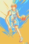  1boy basketball character_request gym_uniform kamille_areopagita kuroko_no_basuke running 