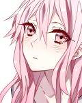  1girl ariilha12 blush guilty_crown highres long_hair looking_at_viewer pink_eyes pink_hair solo yuzuriha_inori 