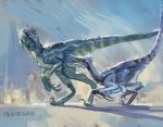  dinosaur hjl no_humans original velociraptor 