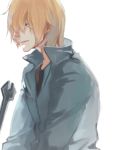  1boy avvo_(ekireikirei) baccano! blonde_hair graham_spector looking_away sad solo wrench 