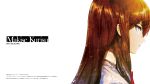  brown_hair from_side highres huke long_hair makise_kurisu necktie official_art steins;gate 