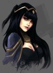 1girl akreon black_hair breasts fire_emblem fire_emblem:_kakusei long_hair realistic tharja upper_body 