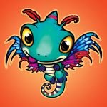  blizzard_entertainment brightwing_(hots) butterfly_wings chibi dragon dragon_tail faerie_dragon faerie_wings flying frenone heroes_of_the_storm insect_wings looking_at_viewer no_humans solo tail tongue warcraft wings 