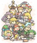 alice_margatroid bow braid bucket butterfly chibi everyone hair_bobbles hair_bow hair_ornament hairband hakurei_reimu hat horn hoshiguma_yuugi hounori ibuki_suika in_bucket in_container kaenbyou_rin kawashiro_nitori kimeemaru kirisame_marisa kisume komeiji_koishi komeiji_satori kurodani_yamame mizuhashi_parsee multiple_girls patchouli_knowledge reiuji_utsuho ribbon shameimaru_aya shanghai shanghai_doll star subterranean_animism touhou twin_braids twintails upside-down witch_hat yakumo_yukari yamame_kurodani yukkuri_shiteitte_ne