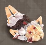  bloomers frills gloves hato_haru lace red_eyes rumia short_hair skinny touhou white_gloves 