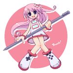  console_girl ds loli pen pink pink_hair smile 