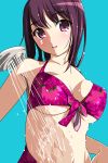  1girl bikini black_hair highres matsunaga_kouyou original short_hair shower_head swimsuit violet_eyes 