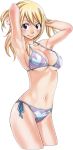  bikini blonde_hair fairy_tail highres lucy_heartfilia mashima_hiro swimsuit transparent_background 