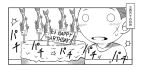  1boy birthday_cake cake capera comic fish food kantai_collection sweat translation_request 
