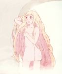  blonde_hair elise_(fire_emblem_if) fire_emblem fire_emblem_if long_hair naked_towel third towel 