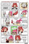  1boy 1girl highres inkling sami_(artist) splatoon takozonesu tentacle_hair 