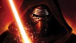  artist_request damaged energy energy_sword epic helmet hood kylo_ren lens_flare lightsaber looking_at_viewer mask official_art promotional_art realistic science_fiction sith sparks star_wars sword weapon 