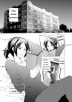  1girl bed building christa_renz comic door english kaori_hero monochrome reading shingeki_no_kyojin ymir_(shingeki_no_kyojin) 