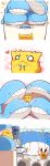  4koma azuma_minatsu comic heart highres japanese joltik pikachu pokemon pokemon_(creature) translation_request wailord 