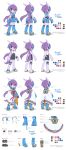  absurdres adapted_costume artist_name boots cloak company_name concept_art extvia freedom_planet furry gloves hairband highres horns purple_hair purple_skin sash_lilac tagme tail violet_eyes 