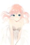  1girl blue_eyes dress long_hair looking_at_viewer lp_(hamasa00) original pink_hair solo white_dress 