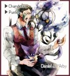  1boy chandelure crossover daniel_d&#039;arby jojo_no_kimyou_na_bouken manoko poke_ball pokemon pokemon_(creature) purrloin 