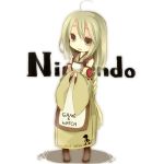  bad_id brown_eyes game_&amp;_watch green_hair nintendo personification product_girl 