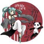  china detached_sleeves flat_chest hatsune_miku panda tama_(songe) twintails vocaloid 