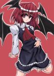  koakuma kurousou redhead touhou wings 