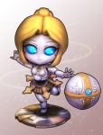  android ball blonde_hair chibi doll_joints figure highres league_of_legends nendoroid orianna_reveck phantom_ix_row 