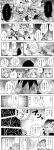  &gt;:d :d :o absurdres akagi_(kantai_collection) anti-air_hime bandaid bruise budget_sarashi comic eating food hairband highres injury kantai_collection long_hair machinery monochrome muneate musashi_(kantai_collection) onigiri open_mouth oyatsu_(jzs_137) sarashi shinkaisei-kan shoukaku_(kantai_collection) smile sweat tears torn_clothes translation_request trembling turret twintails yamato_(kantai_collection) zuikaku_(kantai_collection) 