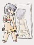  bikini drew_winchester glass poke_ball pokemon sarha_kynomia small_breasts swimsuit 