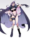  1girl breasts cape circlet cleavage earrings gloves jewelry large_breasts long_hair medu_(rubish) naga_the_serpent necklace purple_hair slayers 