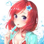  hoodie love_live!_school_idol_project nishikino_maki popsicle somalisu swimsuit 