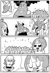  4koma bkub comic crystal enkidu_(ff5) final_fantasy final_fantasy_xiv gilgamesh_(final_fantasy) haurchefant_de_fortemps lalafell praying silent_comic spoilers thinking 