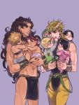  6+boys babies dio_brando donatello_versace father_and_son jojo_no_kimyou_na_bouken kars_(jojo) multiple_boys reammara rykiel santana_(jojo) ungaro wamuu 