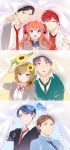  3girls 4boys apfl0515 curtains flower gekkan_shoujo_nozaki-kun highres hori_masayuki kashima_yuu mikoshiba_mikoto multiple_boys multiple_girls nozaki_umetarou sakura_chiyo seo_yuzuki tagme wakamatsu_hirotaka 