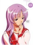  himekawa_kotone purple_hair school_uniform to_heart 