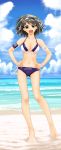 bikini front-tie_top highres mami_akira side-tie_bikini suzumiya_haruhi suzumiya_haruhi_no_shoushitsu suzumiya_haruhi_no_yuuutsu swimsuit 