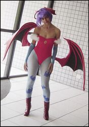  cosplay darkstalkers elu_lux lilith_aensland photo succubus 