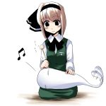  black_eyes hitodama konpaku_youmu konpaku_youmu_(ghost) mimikaki myon oyaji_kusa solo touhou 