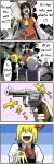  4koma :d antennae ascot backpack bag black_hair blonde_hair bow bullet comic detached_sleeves failure from_behind green_hair gun hair_bow hair_tubes hakurei_reimu hard_translated hat is_that_so letty_whiterock multiple_girls open_mouth pageratta purple_hair rumia smile touhou translated troll_face weapon wriggle_nightbug 