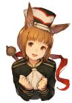 :d animal_ears character_request copyright_request junwool open_mouth smile 