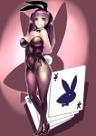  bunny_girl cute doudai_shouji long_hair looking_at_viewer original purple_hair smile 