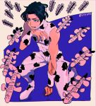  1boy black_hair jojo_no_kimyou_na_bouken rykiel sky_high_(stand) stand_(jojo) yyy246 