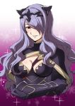  armor camilla_(fire_emblem_if) fire_emblem fire_emblem_if fuzuki_yuu gloves hair_over_one_eye long_hair purple_hair violet_eyes 