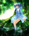  blue_eyes hat kawashiro_nitori nanato sitting touhou 